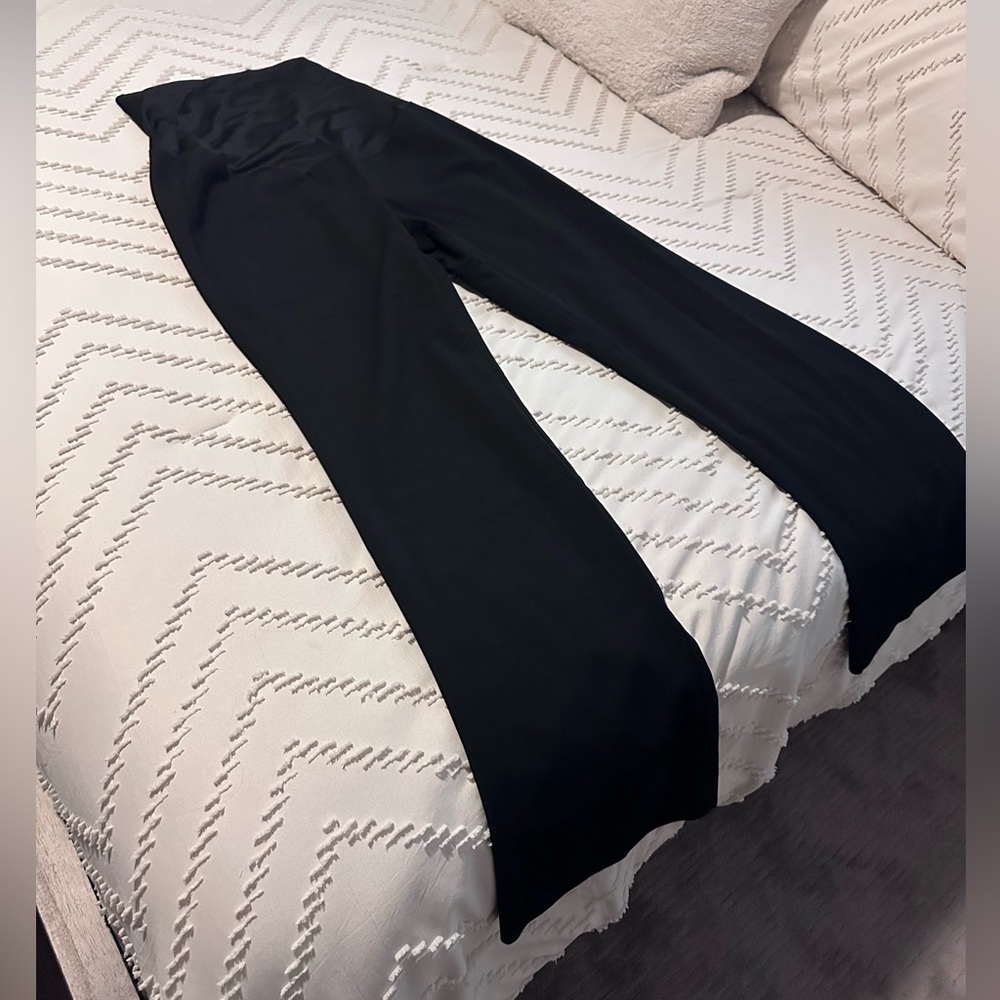 LOFT maternity black slacks